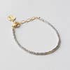 PETITE CRYSTAL BABY BLUE BRACELET - SHINY METALLIC
