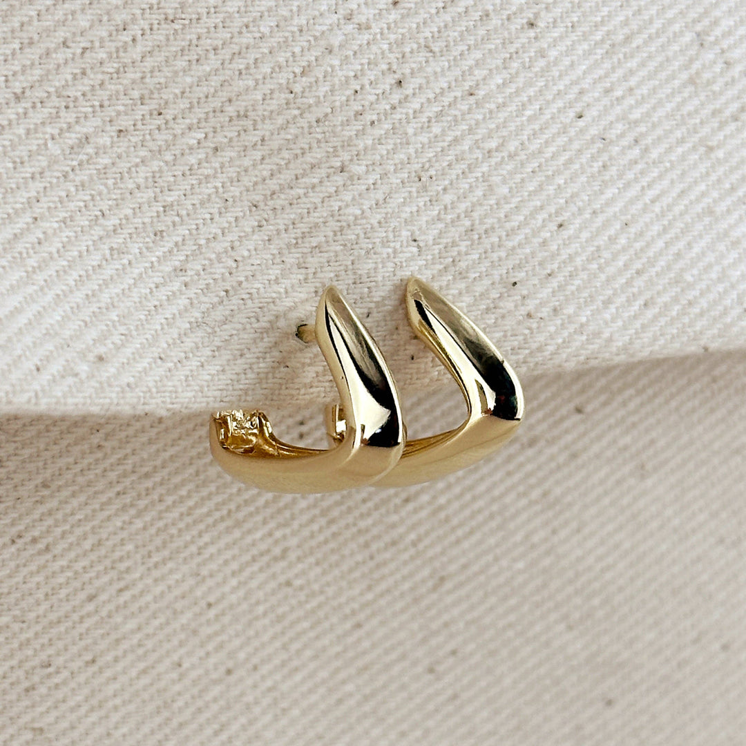 Bella Gold Hoop Earrings
