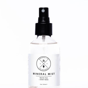 Mineral Face Mist - White Tea + Rose Mint