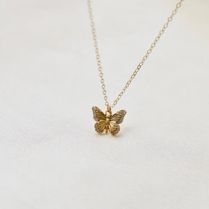 Gold Butterfly Necklace