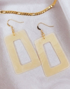 Nude Gold earrings, women's earrings, neutral colored earrings