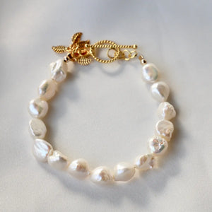 Keshi Nugget Pearl Bracelet