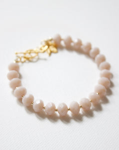 Rose Quartz bracelet, Healing Stone Gift, Rose Crystal bracelet, Natural Stone crystal 